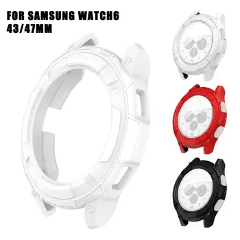 1 Ks Pro Samsung Galaxy 43/47mm Watch6 Case TPU Plnou Ochranu Shell 4 Generace, 6 Generace Otočného Stolu Ochrany Pl T7T7