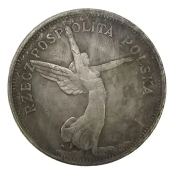 1928 Polsko Vintage Stříbrné Pozlacené Mince, Kopírování Domova Mince Magie Sběratelské Medaile, Mince, Štěstí, Mince, Vánoční Dárky#2474