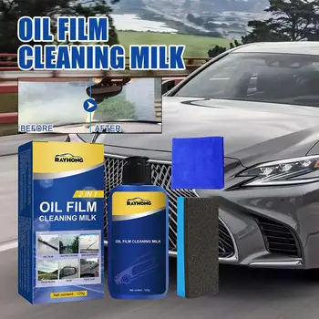 2 V 1 Auto olejový Film Cleaner Automotive olejový Film na Čištění Skvrn od Oleje Guma Stěrače Čelního skla Čistič Skla Čistící Film Film O R6L9