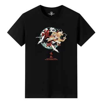 2023 Letní T Košile pro Muže Anime Tisk Grafické T Košile Vintage Nadrozměrné Krátkým rukávem Tričko Harajuku Y2k Topy Mužů T Košile