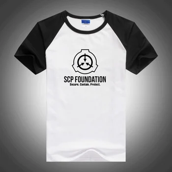 2023 Pánské Scp Foundation Nové Letní Horké T-Shirt Harajuku Raglánovými Rukávy Bavlna Kulatý Výstřih Módní Ležérní Jednoduché Slim Tees Tops