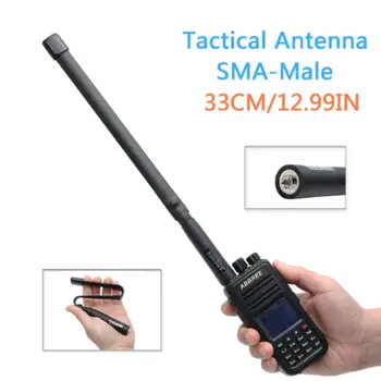 2023 SMA-Male Dual Band VHF UHF 144/430Mhz Taktické Skládací Anténa pro Handheld GPS Garmin Alpha 100 50 Astro 430 320 900