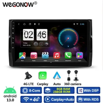 360 Panoramatické Kamery Carplay 8G+256G Android 13.0 Auto DVD Přehrávač GPS, WIFI, Bluetooth, RDS Rádio Pro VW Škoda Kodiaq 2016 2017 2018