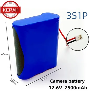 3S1P, 12.6 V, 2500mAh, 18650,12 V baterie, záložní napájení lithium-ion baterie pack, který se používá pro uzavřený okruh televizní kamery
