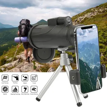 40x60 Monokulární Dalekohled Pro Smartphone Výkonný Zoom Rozsah Vojenské Lov Optický Super Dlouhý dosah Teleobjektivu
