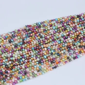 5-6mm přírodní barvivo barva sladkovodní barokní perly strand