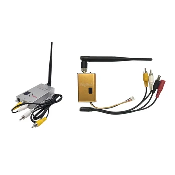 5000MW 5W Miniaturní FPV Video Sender 1,2 G 1200Mhz Audio Video Bezdrátový Přijímač 30Km LOS Dlouhé Vzdálenosti (Přijímač) Odolné