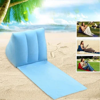 AirWedge Nafukovací lehátka na Pláži, Venkovní Cestovní Nafukovací Trojúhelník Polštář PVC Hrnou Lehátko Vzduchu Pláž Židle s Opěradlem