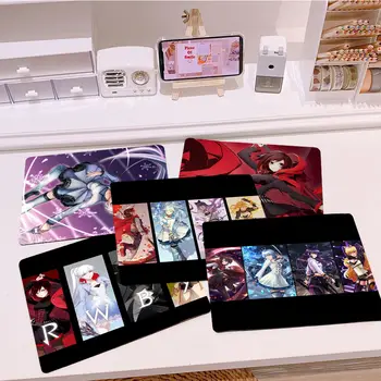 Anime R-RWBYS Podložka pod myš, Malá Kancelář, Počítač, psací Stůl Mat Stolní Klávesnici, Velkou Myš Podložka Notebook Polštář, protiskluzová Deskpad Domova
