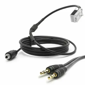 AUX Audio Line Adaptér Jack Zásuvka Plug Kabel pro E60 E61 E63