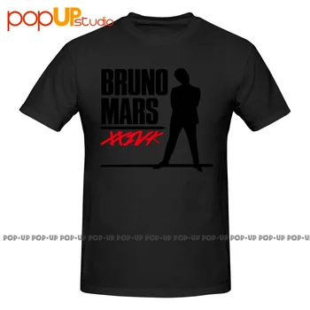 Bruno Mars 24K Magic Tour Silueta Tričko T-shirt Tee Nový Ležérní Bederní Pohodlné