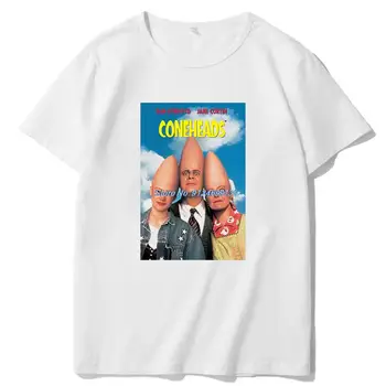 Coneheads Filmový Plakát Klasické grafické t košile krátký rukáv tričko pro muže Letní Harajuku Pánské oblečení Streetwear