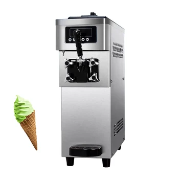 Desktop Měkké zmrzliny Stroj S LCD Displejem zmrzlinu Prodejní Stroj z Nerezové Oceli Ice Cream Maker 1500W