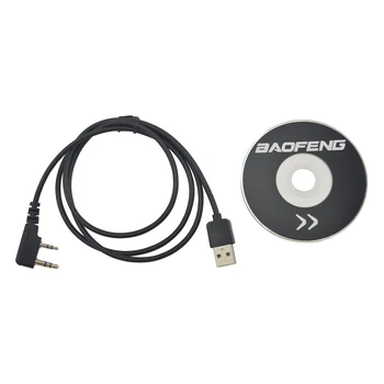 Digitální Walkie Talkie USB Programovací Kabel pro Baofeng s CD Ovladače Kompatibilní s DM 5R Tier I a II Modely