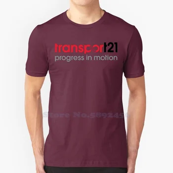 Doprava 21 Logo Vysoce kvalitní T Košile Módní T-shirt Nové 100% Bavlněné Tričko