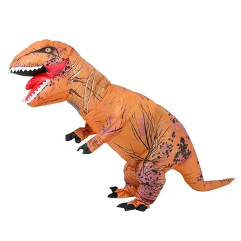 Dítě Dospělý Unisex Nafukovací Dinosaurus Tyrannosaurus Rex Cosplay Kostým Děti Školka Výkon Halloween Karneval