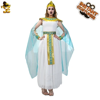 Egyptská Královna Nilu Kleopatra Kostým pro Dospělé Princezna Cosplay Oblečení Ženy Halloween Party Egyptská Královna Oblečení