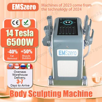 EMSZERO RF EMS Tělo Vyřezávat Stroj 6500W 4 Ks Nova S Pánevní Stimulace Podložky Volitelné Elektromagnetické Hubnutí Emsslim Neo