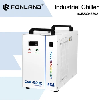 FONLAND S&CW5200 CW5202 Průmyslu Vodní Chladič pro CO2 Laserové Gravírování Řezací Stroj Chlazení Laserové Trubice 150W