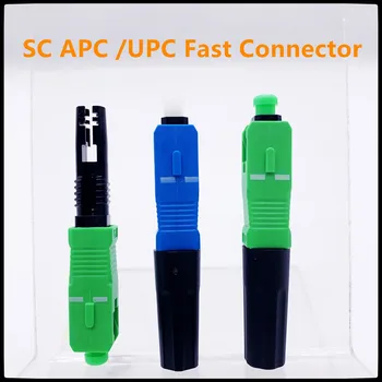 Ftth Optické Vlákno Rychle Konektor SC APC SC UPC Konektor