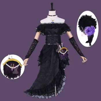 Hra Identitu V Hračkář Anne Lester Cosplay Šaty Ženy Černé Gothic Obleku S Taškou Hallween Párty Uniformy