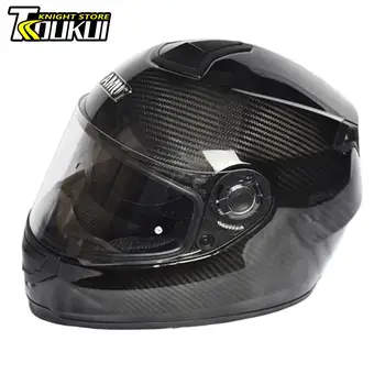 Karbonové Helmy Motocykl Capacetes Moto Přilba Modulární Motocross Přilba Full Face Helmu, Prodyšné DOT Certifikace