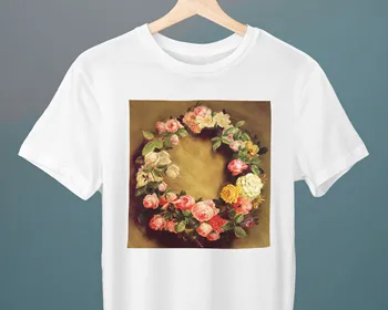 Koruna z Růží Pierre-auguste Renoir Obraz Unisex T-shirt