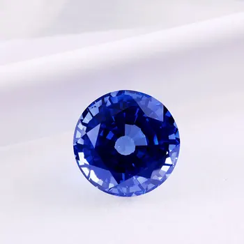 kvalitní lab pěstuje sapphire 0.3 ct-7.0 ct kolo brilantní vyjmout modrý safír malé velikosti volné drahé kameny pro výrobu šperků