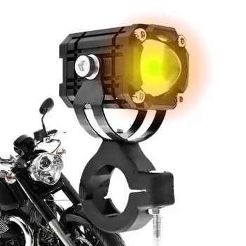 LED Světlomet Motocykl Kolo LED Světlomet Mlhový Světlomet Pro Motocykl A Auto, 4 Režimy Svítilna Reflektor s Vysokým Jasem LED