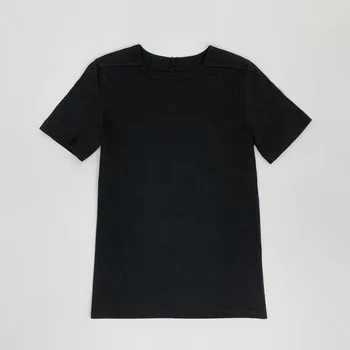 Letní Rick Chlapci Kolem Krku Krátké Rukávy Dívky Dětské Oblečení Ro Owens Krátký Rukáv T-Shirt Černá
