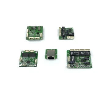 Mini PBCswitch modul PBC OEM modul mini velikost 3/4/5 Ports Síťové Přepínače Pcb Deska mini ethernet switch modul 10/100Mbps