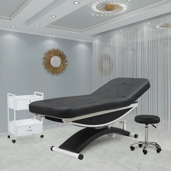 Moderní Luxusní Kosmetický Salon Nábytek, Elektrické 3 Motory Estetik Spa Facial Stůl Léčba Masážní Lůžko