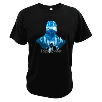 Mortal Kombat T Shirt Sub Zero Avant-Garde Bavlna, Digitální Tisk Kuai Liang Camisetas Tričko Film