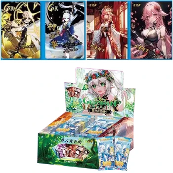 Nové 2024 Genshin Dopad Karty Anime Projekt TCG Hra Lumine Booster Box SQR Kolekce Hry Karty Vzácné SSR Hračky, Dárky k Narozeninám