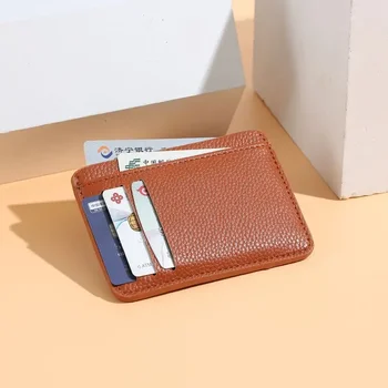 Nové korejské verzi nové pánské karty klip dámské karty, tašku, peněženku dárek společnosti praskla jednoduché