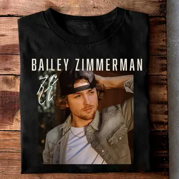 Nové Populární Bailey Zimmerman Zpěvák Tričko Bavlna Muži S-5XL Tričko CT466 dlouhé rukávy