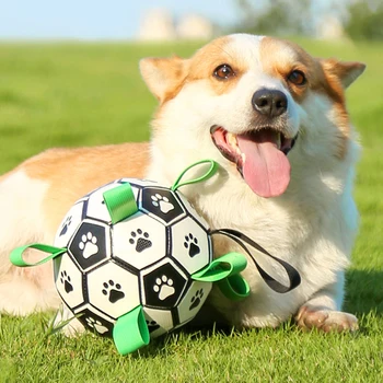 Nového Psa Fotbal Hračky Kousnutí odolná Výcvik Psa, Tráva, Pes, Pet Interakce Střední A Velký Pes Depresivní Artefakt