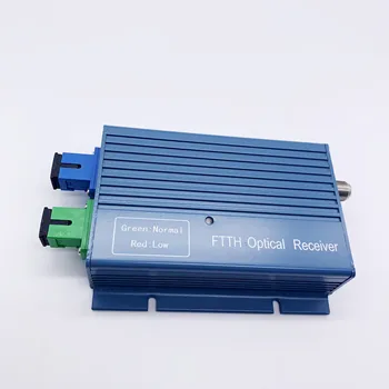 Nový Optický CATV Přijímač s WDM FTTH Vlákno Optický WDM Převodník SC APC/UPC Konektor 1550/1490/1310nm S Výstupní RF Palce