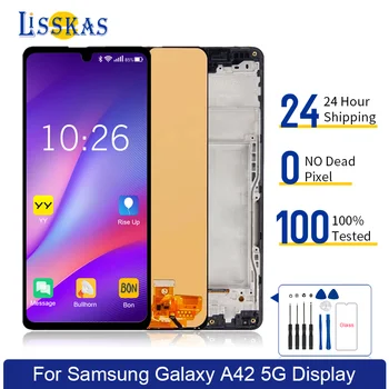 Originální Pro Samsung Galaxy A42 5G A426B A426U A426 A426B/DS A4260 A426U1 Displej Dotykové LCD Obrazovky Shromáždění Náhradní