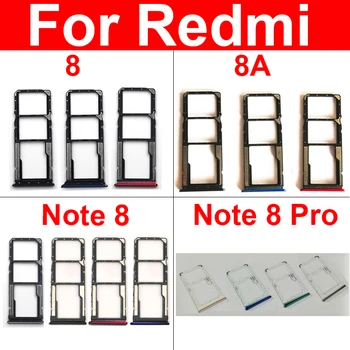 Paměť SIM Karty Zásobník Držák Pro Xiaomi Redmi 8 8A Držák Sim Karty Pro Redmi Poznámka 8 Poznámka 8 Pro Micro SD Slot, Náhradní Opravy