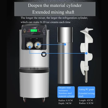 PBOBP zmrzlinový Stroj Zachování Pre-Chlazení Domů, Malá, Mini Plně Automatické zmrzlina Stroj, Domácí