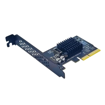 PCIExpress 4X USB Typu C 3.2 Gen2x2 Interní Rozšiřující Karta 20Gbps Dolů pro USB3.0 USB2.0 PC Přední Panel Karta