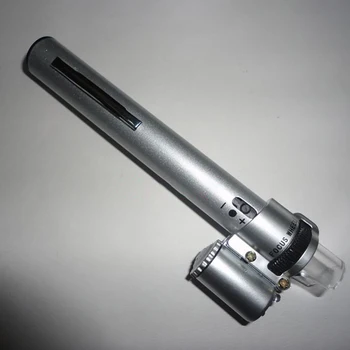 Pero Typ Mini Elektronický Mikroskop 100X LED Světlo Lupa Přenosné Vzdělávání/Zahrada/Obvodu Nástroje Lupa