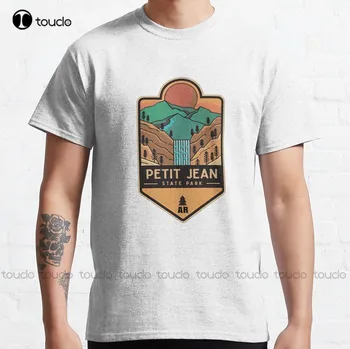 Petit Jean State Park Státní Park Wildlife Cedar Falls Klasické T-Shirt Bavlněné Venkovní Jednoduché Ročník Nástěnné Ležérní Trička