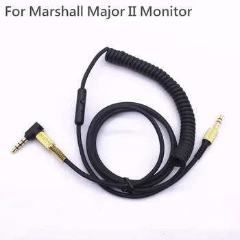 Pro Hlavní 1 2 I II Monitor Kabel Sluchátek s Mikrofonem Sluchátka 3,5 mm na 3,5 mm Auto AUX Kabel pro Iphone Samsung