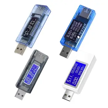 Proud DC Napětí Monitor Mobilní Napájení Nabíjení Digitální USB Testery Proud 0-3A, Napětí 4-20V Dual Metrů Displeji Nabíječky