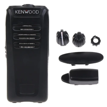 Přední Panel Shell Kryt Pouzdro +Knoflík Refurb Kit Kompatibilní Pro Kenwood NX340 NX240 Walkie-Talkie Rádio Příslušenství E65C