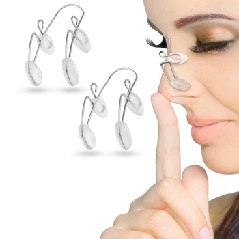 Q1QD Nos Shaper Klipu na Nos Up Krása Zvedání Silikonové Nosu Široký, Křivý Nos Vysoko Nástroj pro Ženy, Muže