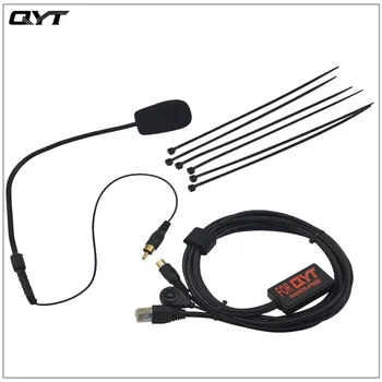 QYT 8-PIN Crystal Head Prst PTT MIKROFON Hands-free Headset pro Mobilní Rádio KT-8900 KT-8900R BAOJIE TM-218 QYT KT-7900D KT-8900D