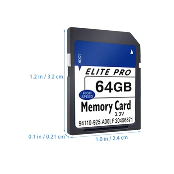 SD Karta 64GB Paměťové Karty, Flash Paměťové Karty, Kamery Paměťové Karty Recorder na Paměťové Kartě SD Karty